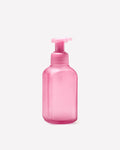Mauve Ribbed Glass Gentle & Clean Foaming Hand Soap Dispenser
