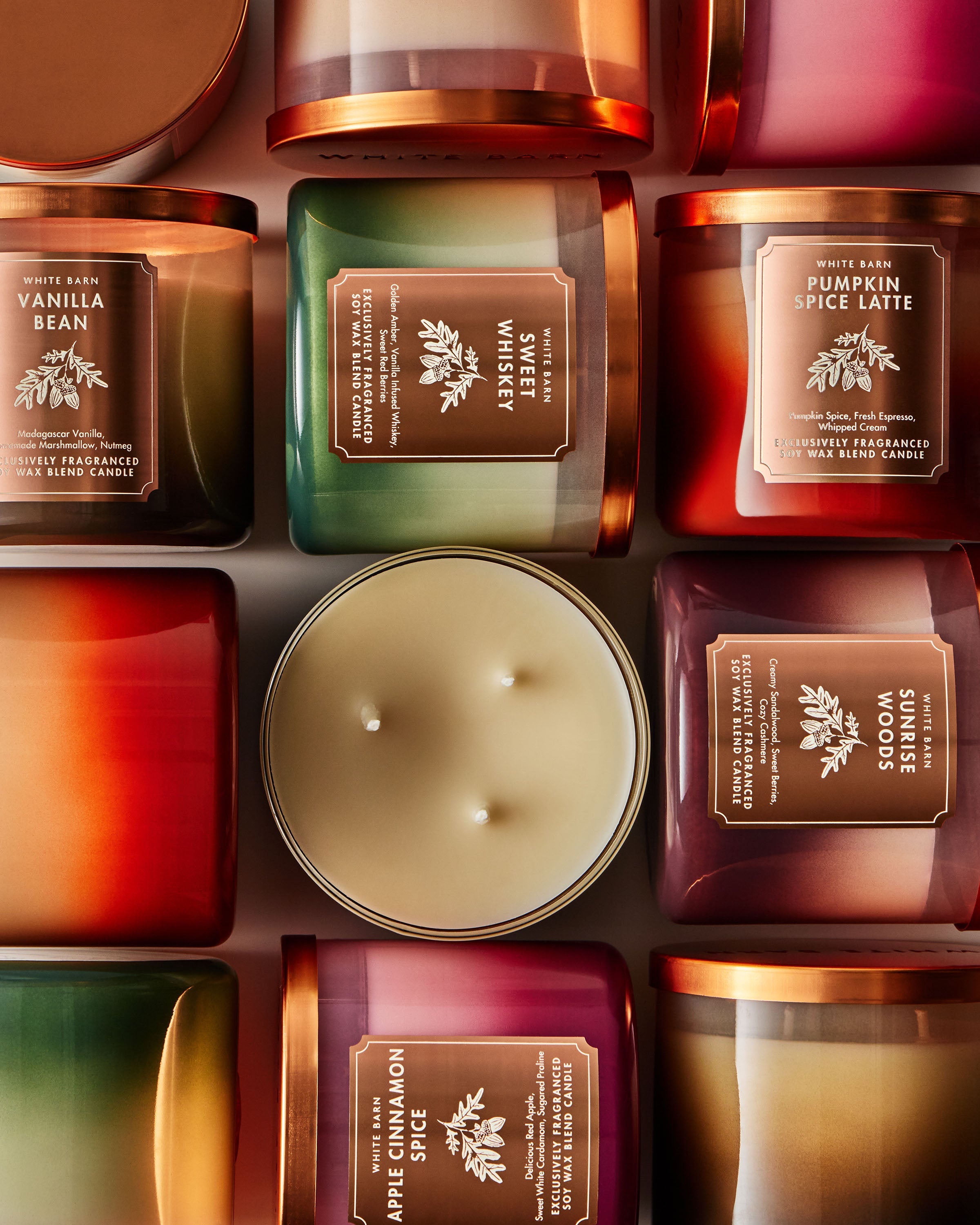 Sunrise Woods 3-Wick Candle